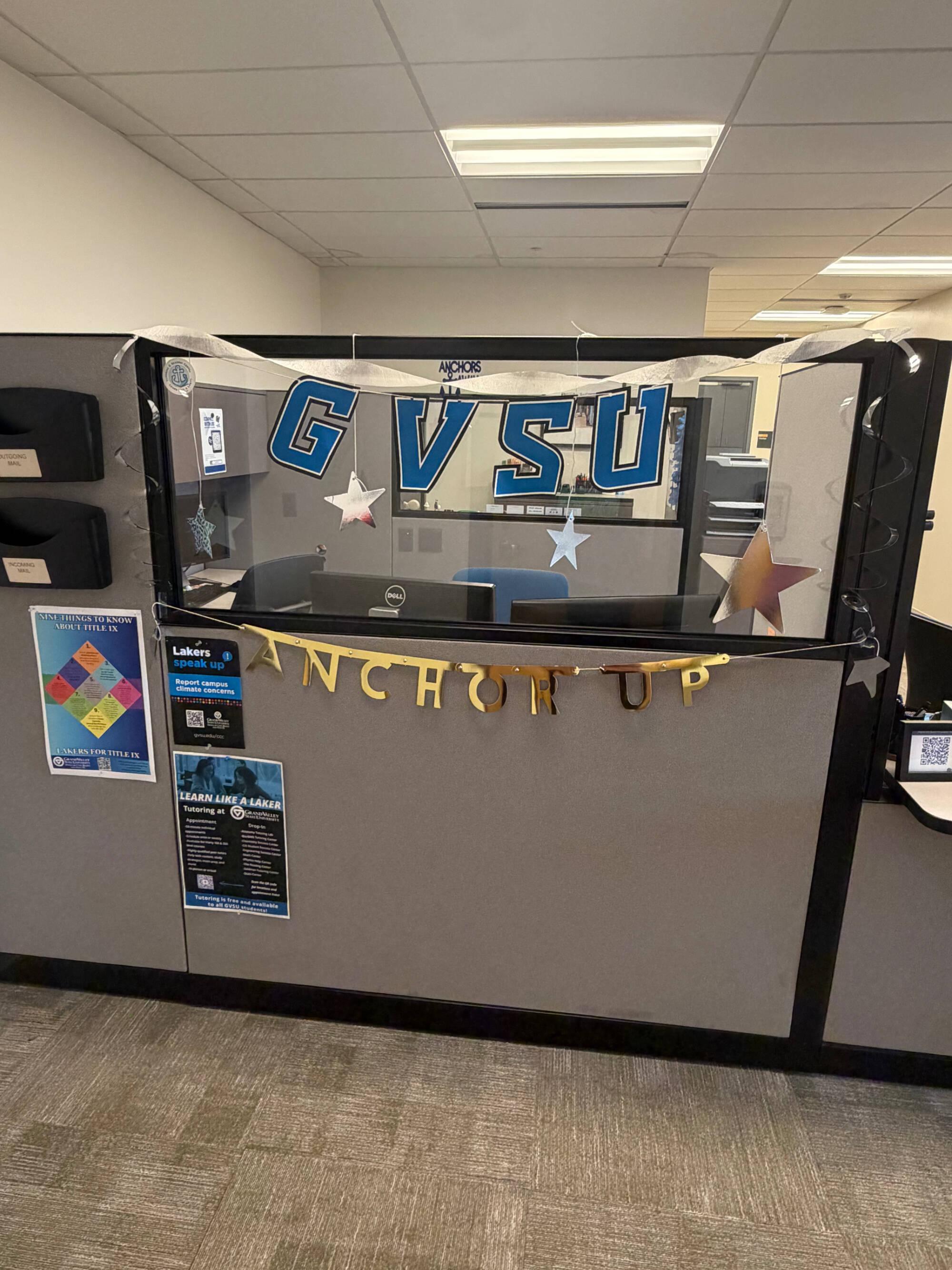 Photo of homecoming decorations